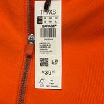 Garage Women's crop Orange Zip-Up Top Photo 4