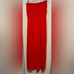 Topshop Sexy Strapless Red Dress Photo 2