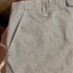 Levi's  High Waist Striped Shorts Sz 16 plus Blue White summer casual stripes Photo 3