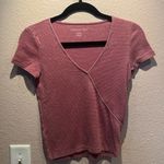 American Eagle  Women’s Faux Wrap Thermal T Shirt Size XS Photo 1