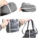 Brighton  Vintage Leather Woven Satchel Black Photo 11