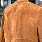 Military Style Fitted Suede Blazer Jacket M Size M Photo 6