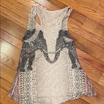Ginger G  Multicolor Elephant Print Tank Top Photo 1