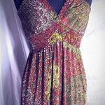 Unlisted Paisley Print Halter Maxi Dress Photo 0