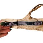 Victoria's Secret Beige Logo Jacquard Push Up Bra Womens 36C Underwire Nude Tan Photo 4