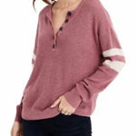 American Eagle Brushed Knit Letter Stripe Sweater Size XS (S fit) Photo 0