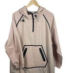 Ivy Park Women’s Perforated Mesh Hooded Pullover Jacket in Dusty Pink Size S Photo 4