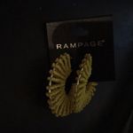 Rampage New  Yellow Beaded Hoops Photo 1
