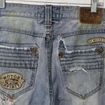 Affliction Y2K Men's  Patch Destroyed Blake Distressed Jeans Light Wash Size 31 Photo 7