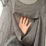 Living Doll  | Metallic Top Back Cut Out XS Gray Silver Photo 4