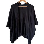 Wooden Ships  Wool Blend Poncho Cardigan Knit Women’s Size S/M Photo 7