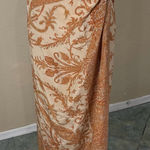 Anne Klein Skirt Womens 100% Silk Paisley Long Faux Wrap Sz 2 Boho Flowy Greece Photo 0
