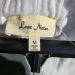 Love Note NWT White gauze shorts size medium Photo 5