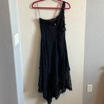 Anthropologie One Shoulder Asymmetrical Lace Midi Dress Photo 2