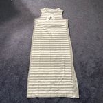 Joan Vass NWT Petites Women's Stripe Cotton Midi Dress Photo 2