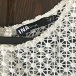 INA  white crochet sleeveless top woman’s size small Photo 1