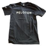Peloton  Black Graphic Logo Shirt Gym Activewear Size Small GUC #4601 Photo 1