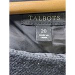 Talbots Women's Black Silver Ombre Sparkle Houndstooth Wool Sheath Dress Size 20 Photo 2
