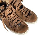 UGG  Alameda Women’s Leather Mid Zipper Sneaker Boot Chestnut size 6 Photo 2