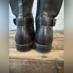 Tommy Hilfiger  Black Leather Riding Boots size 7 1/2 Photo 6