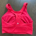 Lululemon red wunder train longline bra Photo 3