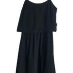 Madewell ✨ Women's Black Sz 12 Dress Sleeveless Cami Overlay 100% Silk✨ Photo 5