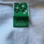 White Long Sleeve Shirt with Green Shamrock Size XXL Photo 6