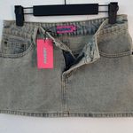 Edikted  Light Blue Denim Mini Skirt Photo 1