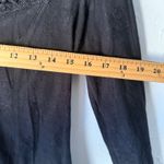 Arianne Y2k Black Lace Neckline Long Sleeve Textured Top Fairy Grunge Small Photo 3