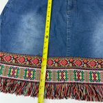 C Est.1946 Embroidered Denim Skirt Photo 5