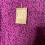 Juicy Couture NWT purple leopard knit long top dress Y2K size S Photo 6