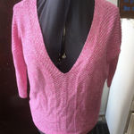 EXPRESS âv-neck oversized/slouchyâsweater Photo 0