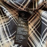 The Kooples  Plaid Silk Button Down Blouse Photo 4