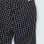 J.Jill Premium Bi-Stretch Black White Gingham Plaid Pants Career Womens Size 8 Photo 5