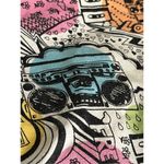 Joe Boxer  y2k graffiti music hobo bag Photo 3