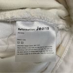 Reformation Cynthia High Relaxed Jean White Destroyed 24 Photo 12