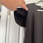 Cherish Women’s M/L Poncho Black Top Photo 1