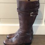 Ecco  tall brown leather boots size 41 Photo 3