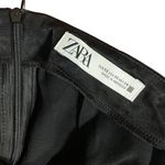 ZARA Black Satin Fringe Skirt 🔥 Photo 1