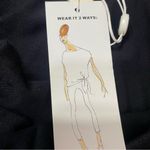 Max Studio  Side Tie Tee Black Size Small Photo 5