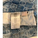 Rare Vintage monogrammed Michael Kors denim mini skirt Y2K light wash size 12 Photo 6