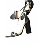 Schutz  Women’s Heeled Sandals/ Shoes White & Black Color Size 8.5 B Photo 8