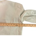 Chico's  1 Floral Embroidered Scalloped Open Front Top Size M‎ Blue Cardigan Photo 9