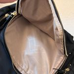 Black Nylon Backpack with Gold Hardware Photo 10