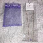 Southern Seoul Light Purple Crescent Moon Necklace Photo 2