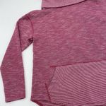 Burton Oversize Turtleneck Cowl Sweatshirt Sweater Mottled Pink Cozy Winter Photo 5