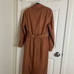 Vintage Together Terracotta Brown Long Sleeve Dress with pockets size 16 Photo 13