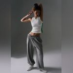 Free People NWOT MOVEMENT Powerwalk Tank Green & White Photo 2