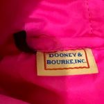 Dooney & Bourke North South Triple Zip Orange Nylon Embroidered Duck Crossbody Photo 12