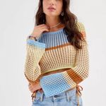 Urban Outfitters Cropped Open Knit Sweater Photo 0